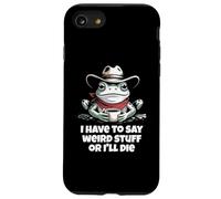 Divertente Cowboy Frog Devo dire cose strane Custodia per iPhone SE (2020) / 7/8