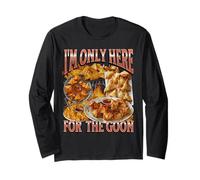 Divertente Crab Rangoon Meme Bootleg Grafica Maglia a Manica