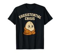 Divertente Crisi Eggsistenziale, Pensatore Sarcastico Maglietta