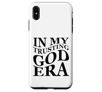 Divertente cristiano fidarsi di Dio Era Religiosi Uomini e Donne Custodia per iPhone XS Max