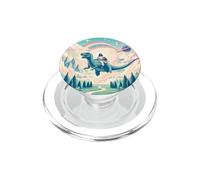 Divertente Cristiano Gesù Preistorico Dino Equitazione PopSockets PopGrip per MagSafe