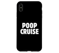 Divertente Cruise Shop Humor, Poop Deck, Meet Me on the Poop Deck Custodia per iPhone XS Max