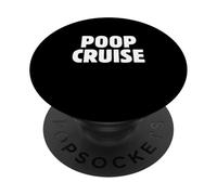 Divertente Cruise Shop Humor, Poop Deck, Meet Me on the Poop Deck PopSockets PopGrip Adesivo