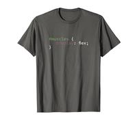 Divertente CSS Muscoli Flex Gym Fitness Computer Science Nerd Maglietta, Uomo, Asfalto, 3XL