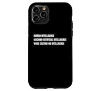 Divertente cultura svegliata Nessuna intelligenza Sarcasmo Scherzo Avversario Custodia per iPhone 11 Pro