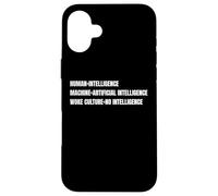 Divertente cultura svegliata Nessuna intelligenza Sarcasmo Scherzo Avversario Custodia per iPhone 16 Plus