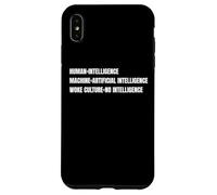 Divertente cultura svegliata Nessuna intelligenza Sarcasmo Scherzo Avversario Custodia per iPhone XS Max