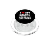 Divertente cuore che dice la mia bellissima fidanzata PopSockets PopGrip per MagSafe
