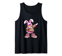 Divertente Dabbing Bunny Silly Goose Felice Pasqua Ragazze Donne Canotta