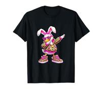 Divertente Dabbing Bunny Silly Goose Felice Pasqua Ragazze Donne Maglietta