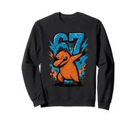 Divertente Dabbing Capybara Capy Adolescenti Bambini 67 Meme Amanti dei roditori Felpa