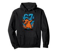 Divertente Dabbing Capybara Capy Adolescenti Bambini 67 Meme Amanti dei roditori Felpa con Cappuccio
