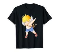Divertente Dabbing Cupido San Valentino T-Shirt Love Heart Regalo Maglietta