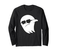 Divertente Dabbing Fantasma Swag Dance Move Maglia a Manica