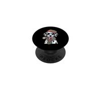 Divertente dalmata occhiali da sole lecca-lecca Pop Art con scritta PopSockets PopGrip Adesivo