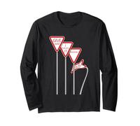 Divertente, Dare, Strada, Traffico, Segno Maglia a Manica