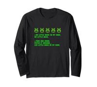 Divertente Debug Programmazione Coding Coder 99 Bug nel Mio Codice Maglia a Manica