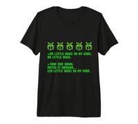 Divertente Debug Programmazione Coding Coder 99 Bug nel Mio Codice Maglietta Premium
