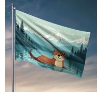 Divertente decorazione da patio Today'S A Good Day To Have Fun! Bandiera Bar Man Cave Decor Mens Dorm Room Decor (30 x 45 cm)