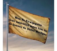 Divertente decorazione per bar con scritta in inglese "When the Wise Become Foolish, The Fools Become Wise Become Wise", bandiera, decorazione per camera da uomo (120 x 180 cm)