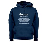 Divertente Definizione Medico - Adulti Felpa con Cappuccio/Maglione - Dr Gp