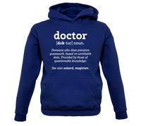 Divertente Definizione Medico - Bambini Felpa con Cappuccio/Maglione - Dr Gp