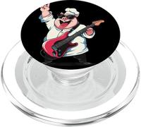 Divertente design a forma di maialino da chef Rockstar per amanti della PopSockets PopGrip per MagSafe