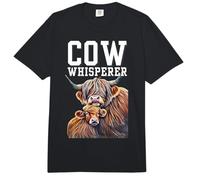 Divertente Design a Forma di Mucca, per Uomo e Donna, Agricoltore di Mucca delle Highlands Comfort Colors Adult Heavyweight T-Shirt