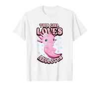 Divertente design Axolotl per gli amanti degli animali - Questa ragazza ama Axolotls Maglietta