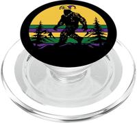 Divertente design Bigfoot Mardi Gras Sasquatch Party Parade PopSockets PopGrip per MagSafe
