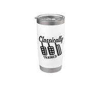 Divertente design classico con trasmissione manuale Bicchiere termico in acciaio inox doppia parete