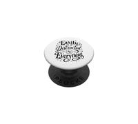 Divertente design con citazione sarcastica facilmente distratta da tutto PopSockets PopGrip Adesivo