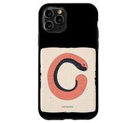 Divertente design con lombrichi per gli appassionati della natura Custodia per iPhone 11 Pro