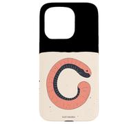Divertente design con lombrichi per gli appassionati della natura Custodia per iPhone 15 Pro