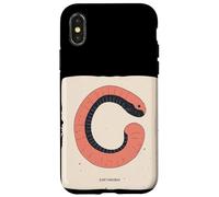 Divertente design con lombrichi per gli appassionati della natura Custodia per iPhone X/XS