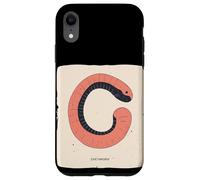 Divertente design con lombrichi per gli appassionati della natura Custodia per iPhone XR