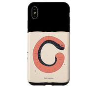 Divertente design con lombrichi per gli appassionati della natura Custodia per iPhone XS Max