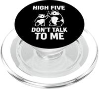 Divertente design con panda High Five Don't Talk To Me PopSockets PopGrip per MagSafe