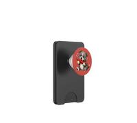 Divertente design con pitbull che mangia peperoncino piccante e peperoncino PopSockets PopWallet per MagSafe