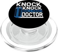 Divertente design con scritta "Knock Knock Who's There Doctor PopSockets PopGrip per MagSafe