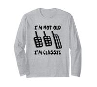 Divertente Design con Trasmissione Manuale I'm Not Old I'm Classic Maglia a Manica