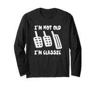 Divertente Design con Trasmissione Manuale I'm Not Old I'm Classic Maglia a Manica