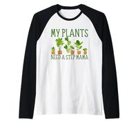 Divertente design da giardinaggio, per uomini e donne, amanti delle piante Maglia con Maniche Raglan