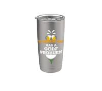 Divertente design da golf La mia squadra di bevitori ha un problema con il golf Bicchiere termico in acciaio inox doppia parete