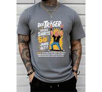 "Divertente design di bradipo con detti divertenti "Sono venuto, ho visto e non ne avevo voglia" Maglietta da uomo retrò con scollo rotondo in cotone, manica corta, casual, regalo per amici, per l'usc