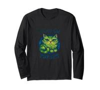Divertente Design felino di Tell Your Cat I Said Pspsps Maglia a Manica