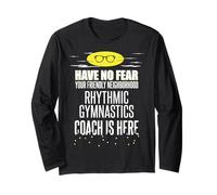 Divertente design per allenatore di ginnastica ritmica - non avere paura! Maglia a Manica