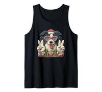 Divertente Design retrò per Amanti dei Cani, Simpatico Cucciolo giocoso Canotta