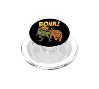 Divertente design umoristico preistorico con dinosauro Bonk PopSockets PopGrip per MagSafe