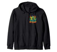 Divertente design zombie con scritta "Bist du OAG", stile fumetto Felpa con Cappuccio